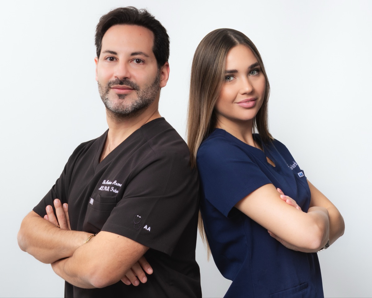 Il dott. Andrea Armenti e la dott.ssa Beatrice Nardi